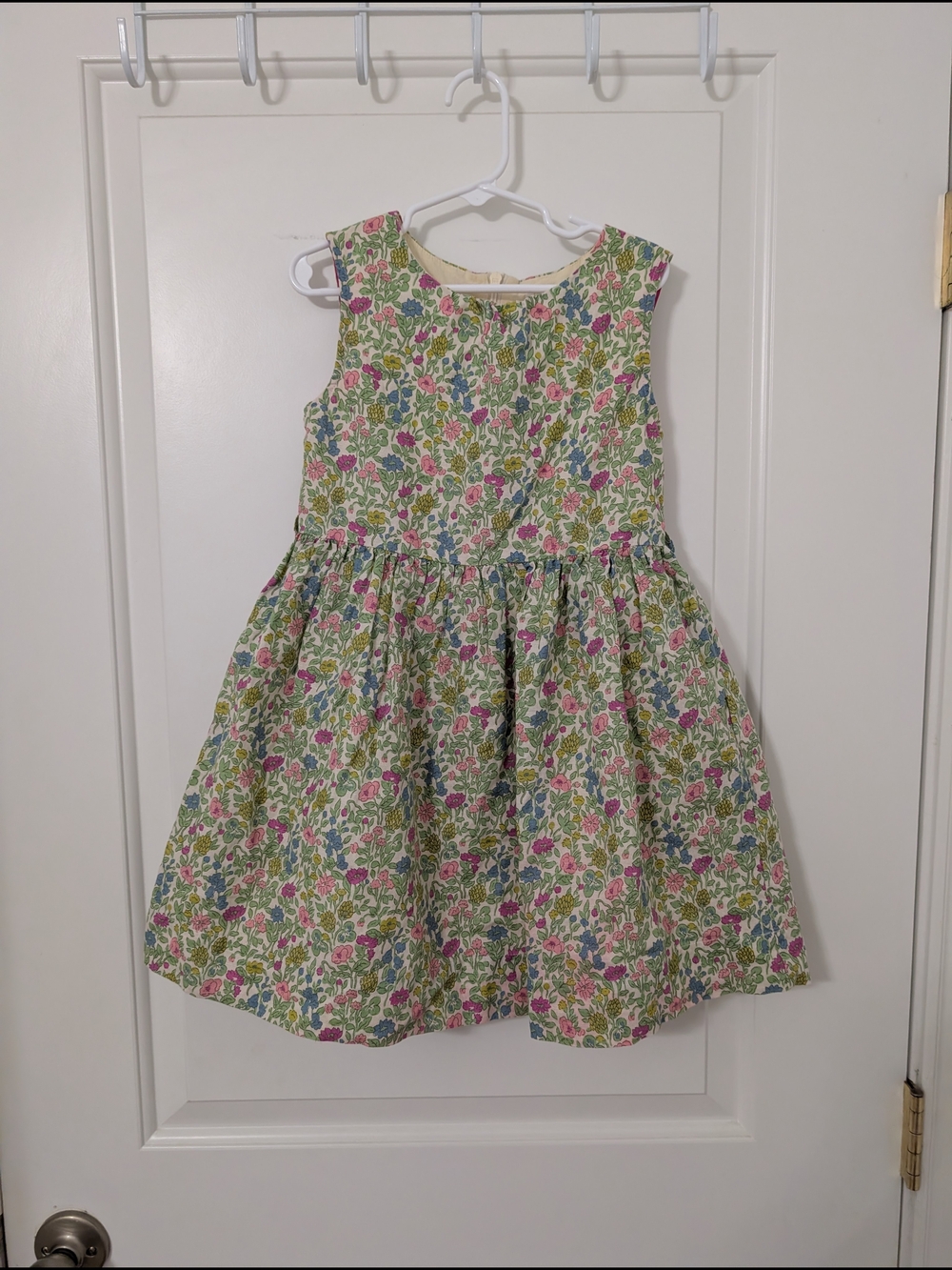 Mini Boden Floral Sleeveless Party Dress Size 5-6